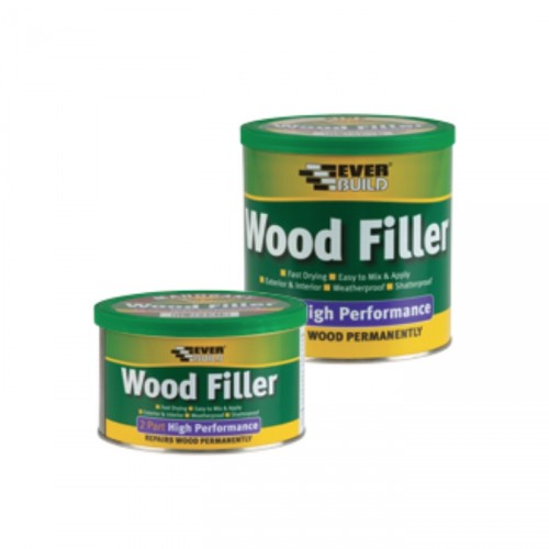 EVERBUILD 2 PART HIGH PERFORMANCE WOOD FILLER WHITE 1.4KG