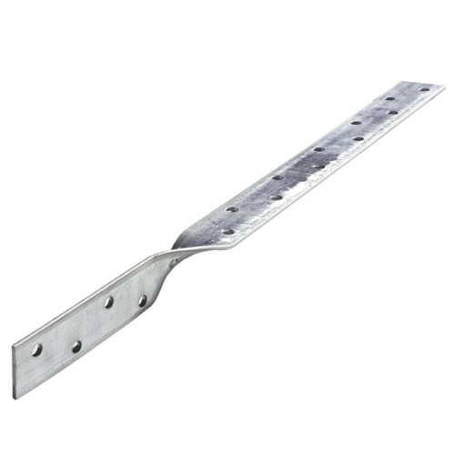 LIGHT DUTY TWISTED ROOF STRAP 600MM OVERALL TWIST AT 100MM  30X2.5MM