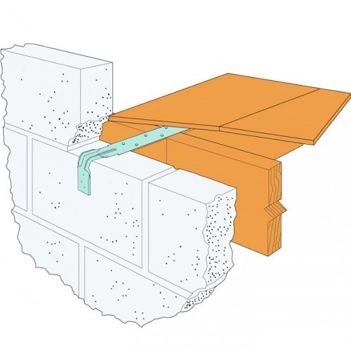 HEAVY ENGINEERED ROOF STRAP BEND 1000X100MM