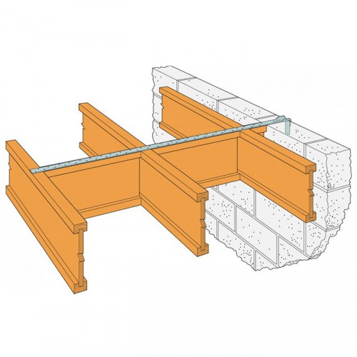 HEAVY ENGINEERED ROOF STRAP BEND 1000X100MM
