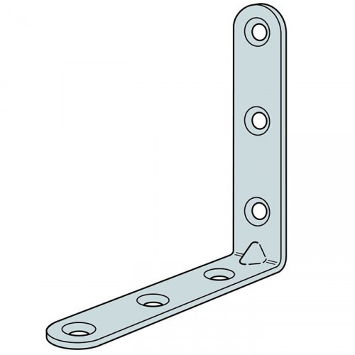 LIGHT DUTY ANGLE BRACKET EC80/2.5 80X80X15MM