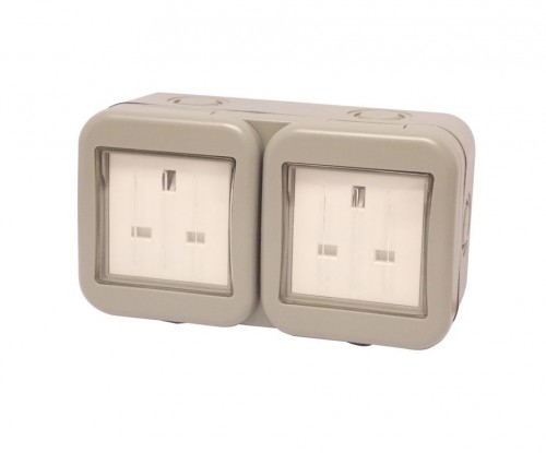 NEXUS 2G UNSWITCHED 13AMP SOCKET IP55