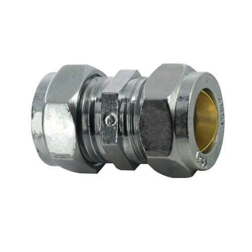 CXMI COMPRESSION CP COUPLER 22MM CHROME PLATED