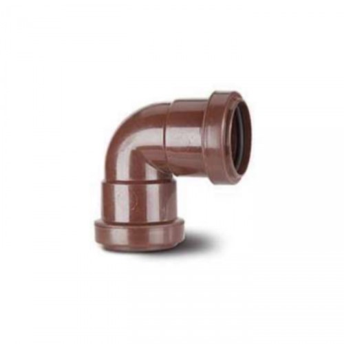 KNUCKLE BEND 40MM 90 DEG BROWN