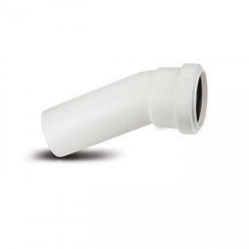 SOIL BOSS BEND 40MM 157.5 DEG WHITE