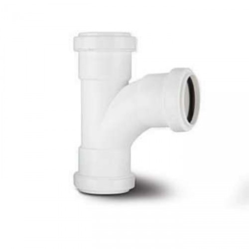 SWEPT TEE 40MM 91.25 DEG WHITE