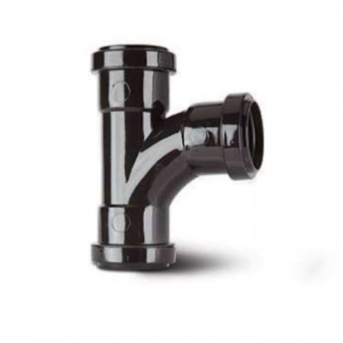 SWEPT TEE 40MM 91.25 DEG BLACK