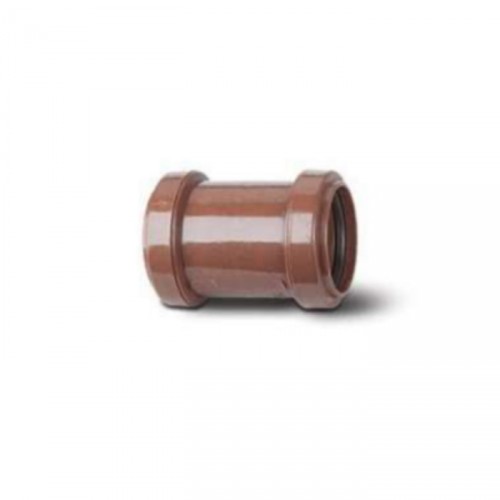 STRAIGHT COUPLING 40MM BROWN