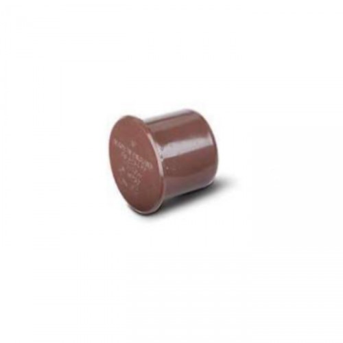 SOCKET PLUG 40MM BROWN