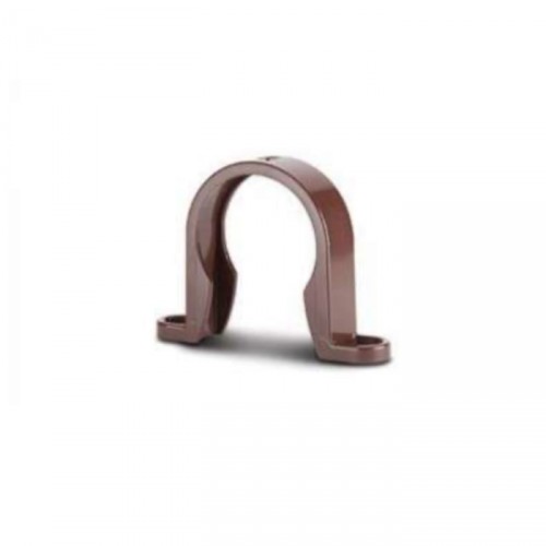 PIPE CLIP 40MM BROWN