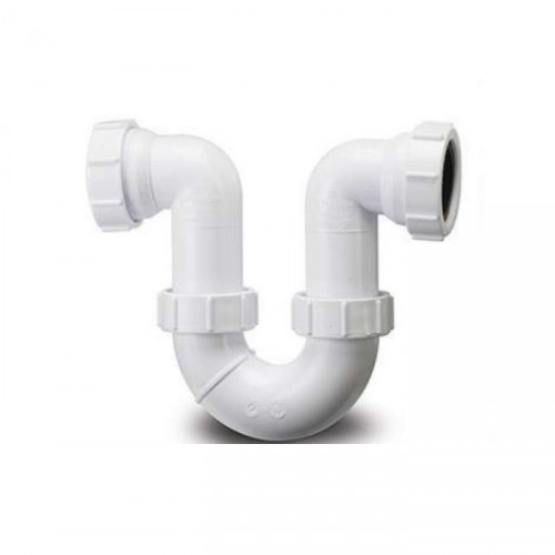POLY RUNNING TRAP WHITE RT176 75MM SEAL 32MM
