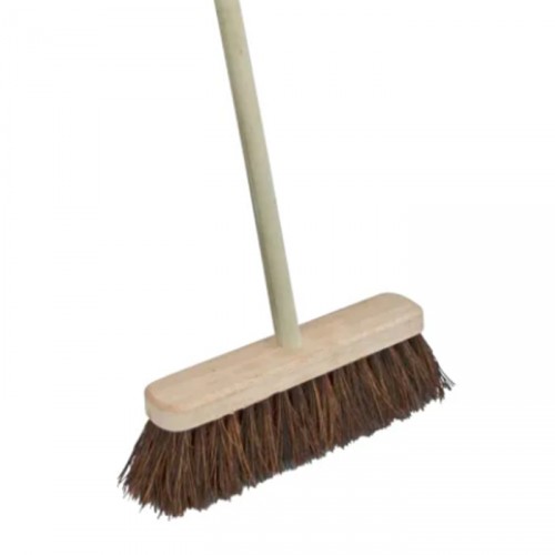 FAITHFUL BASSINE BROOM & HANDLE 12"