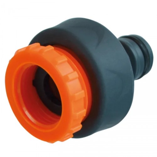 FAITHFULL PLASTIC TAP HOSE CONNECTOR 1/2" & 3/4"