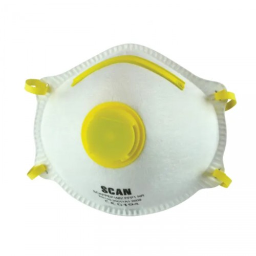 SCAN MOULDED VALVED DISPOSIBLE MASK FFP1 PACK OF 3 