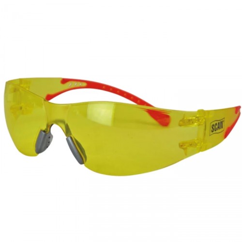 SCAN FLEXI SAFETY SPECS AMBER 