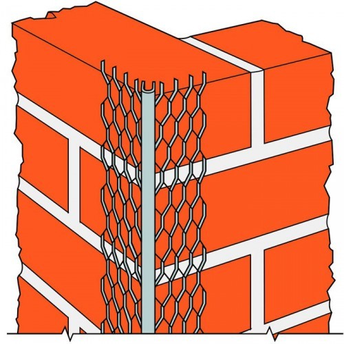 STANDARD ANGLE BEAD 3.0M GALVANISED MESH