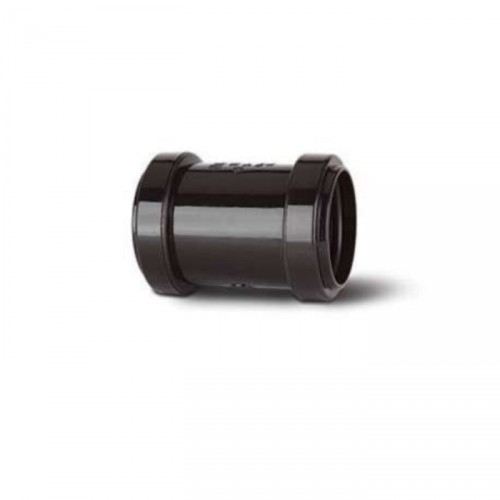 STRAIGHT COUPLING 40MM BLACK