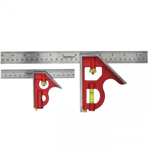 FAITHFULL COMBINATION SQUARE TWIN 150MM & 300M