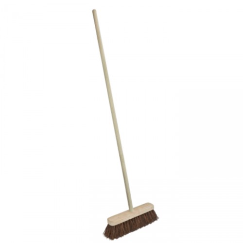 FAITHFUL BASSINE BROOM & HANDLE 12"