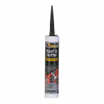 EVERBUILD ROOF AND GUTTER SEALANT AND ADHESIVE (BUTYL BASED) BLACK 295ML