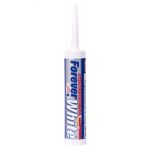 EVERBUILD FOREVER WHITE ANTI-MOULD SILICONE SEALANT WHITE 295ML