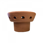FLU VENT RED 185MM SPIGOT PEPPER POT