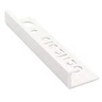 GENESIS STRAIGHT EDGE TRIM WHITE 2.5MX10MM