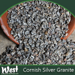 CORNISH SILVER GRANITE BULK BAG 14MM