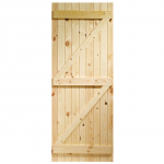 XL JOIN LEDGE & BRACED EXTERNAL DOOR 6'6"X2'3"