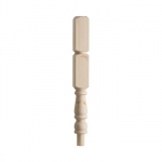 BENCHMARK PINE PLAIN NEWEL QUARTER TURNING 830X91X91MM