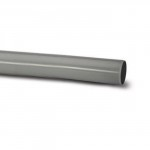 PLAIN ENDED PIPE 110MM 3M LENGTH GREY