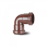 KNUCKLE BEND 40MM 90 DEG BROWN