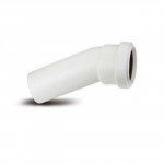 SOIL BOSS BEND 40MM 157.5 DEG WHITE