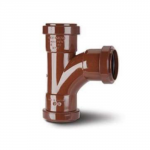 SWEPT TEE 40MM 91.25 DEG BROWN