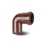 SWIVEL BEND 40MM 91.25 DEG BROWN
