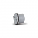 SCREWED ACCESS PLUG 40MM GREY