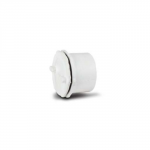 SCREWED ACCESS PLUG 40MM WHITE