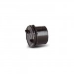 SCREWED ACCESS PLUG 40MM BLACK