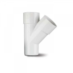 POLY JUNCTION 45 DEG WHITE WS53 S WELD 50MM