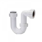 POLY TUBULAR SWIVEL P TRAP WHITE WT52 75MM SEAL 32MM