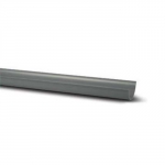 POLY HALF ROUND GUTTER GREY RR100 112MM 2M
