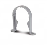 POLY PIPE BRACKET GREY RM326 50MM