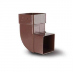 POLY OFFSET BEND 92.5 DEG BROWN RS232 65MM