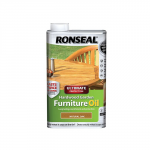 RONSEAL HARDWOOD GARDEN FURNITURE OIL 1L NATURAL OAK