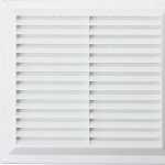 MAP WHITE PLASTIC LOUVRE VENT 9 X 9